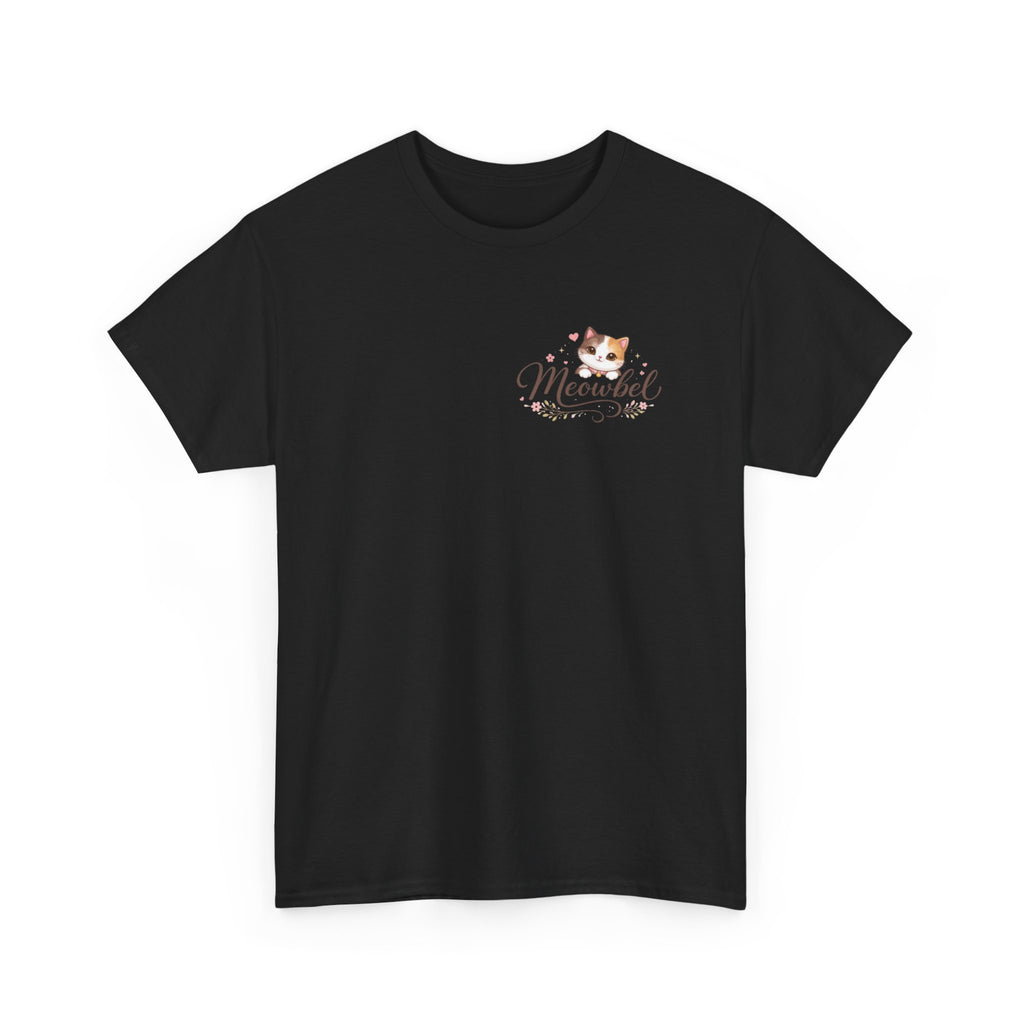 Cat Mom Floral Tee — "Momcat" Cute Kitten Shirt
